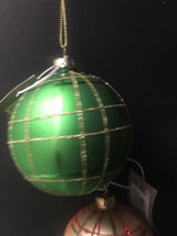 Kerstbal Christmas House - Glas - 8cm