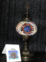 Tafellamp Halay - Turkse - Mozaïek - Goud