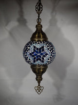Hanglamp Merkloos - Turkse - Mozaïek - Wit - 19cm