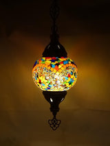 Hanglamp Merkloos - Turkse - Mozaïek - Wit - 19cm
