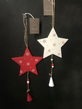Kersthanger Christmas House - Wit - 34cm