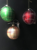 Kerstbal Christmas House - Glas - 8cm