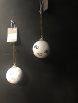 Kerstbal De Max - Wit - 6cm