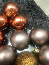 Kerstbal De Max - Kunststof - Goudkleurig - 5cm