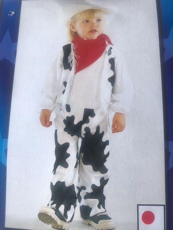 Verkleedkleding Smiffys - Cowboy Onsie Koe Carnavalkostuum 4