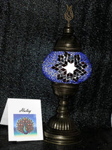 Tafellamp Halay - Turkse - Mozaïek - Goud