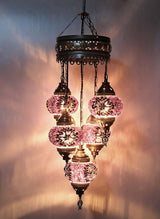 Hanglamp Merkloos - Turkse - Glas - 5 Bollen