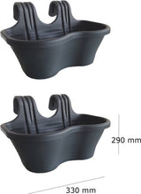 Plantenbak De Max - Set van 2 Stuks - Crème - 10L
