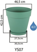 Bloempot De Max - Wit - 46L