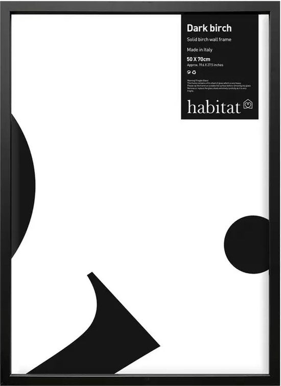 Fotolijst Habitat - Zwart - 72x52cm