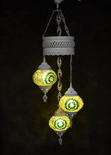 Hanglamp De Max - Oosterse - Mozaiek - Blauw