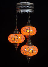 Hanglamp Merkloos - Turkse - Mozaiek - Roze - 4 Bollen
