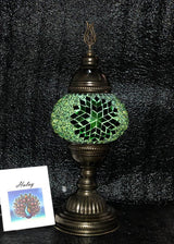 Tafellamp Halay - Turkse - Mozaïek - Goud