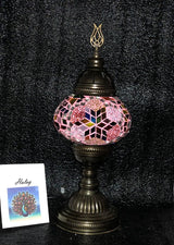 Tafellamp Halay - Turkse - Mozaïek - Goud