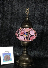 Tafellamp Halay - Turkse - Mozaïek - Goud