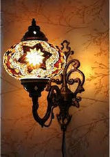 Wandlamp Merkloos - Turkse - Mozaïek - 19cm