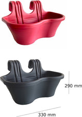 Plantenbak Serinova - Set van 2 Stuks - Rood - 10L
