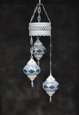 Hanglamp De Max - Turkse - Mozaïek - Wit