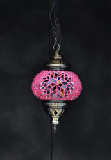 Hanglamp Merkloos - Turkse - Mozaïek - Wit - 19cm