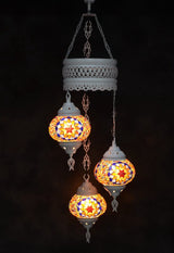 Hanglamp De Max - Oosterse - Mozaiek - Blauw