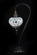 Tafellamp De Max - Turkse - Mozaïek - Wit - 12cm
