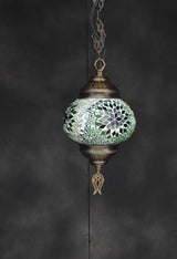 Hanglamp Merkloos - Turkse - Mozaïek - Wit - 19cm