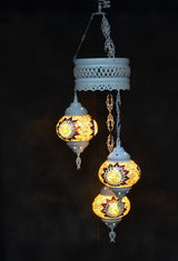 Hanglamp De Max - Turkse - Mozaïek - Wit