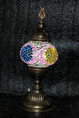 Tafellamp Halay - Turkse - Mozaïek - Roze