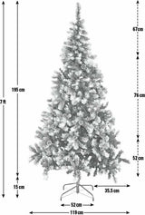Kunstkerstboom De Max - Groen - 215cm
