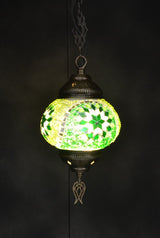 Hanglamp De Max - Turkse - Mozaïek - Bruin - 7 Bollen
