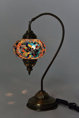 Tafellamp De Max - Turkse - Mozaïek - Wit - 12cm