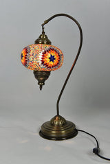 Tafellamp De Max - Turkse - Mozaïek - Wit - 12cm