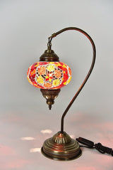 Tafellamp De Max - Turkse - Mozaïek - Wit - 12cm