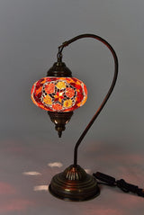 Tafellamp De Max - Turkse - Mozaïek - Wit - 12cm