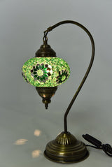 Tafellamp Merkloos - Turkse - Mozaïek - Groen - 42cm