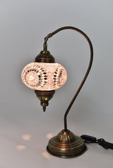 Tafellamp De Max - Turkse - Mozaïek - Wit - 12cm