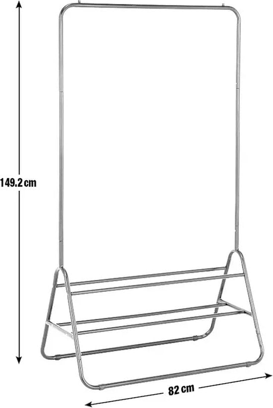 Kledingrek De Max - Wit