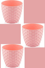 Bloempot Serinova - Set van 5 Stuks - Taupe
