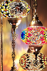 Hanglamp Merkloos - Turkse - Glas - 5 Bollen