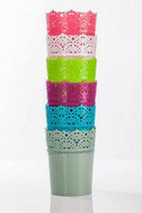 Bloempot De Max - Set van 2 Stuks - Groen - 2.3L