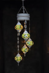 Hanglamp De Max - Oosterse - Mozaiek - Blauw