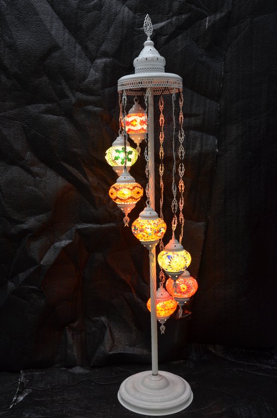 Staande Lamp Merkloos - Turkse - Mozaïek - 7 Bollen