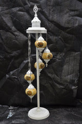 Staande Lamp Merkloos - Turkse - Mozaïek - Wit