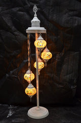 Staande Lamp Merkloos - Turkse - Mozaïek - Wit