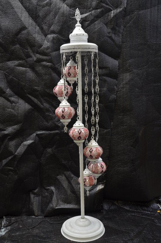 Staande Lamp Merkloos - Turkse - Mozaïek - 7 Bollen
