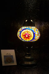 Tafellamp Halay - Turkse - Mozaïek - Goud