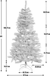 Kunstkerstboom Habitat - Wit - 180cm