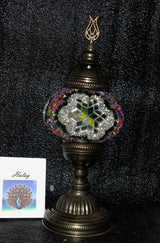 Tafellamp Halay - Turkse - Mozaïek - Goud