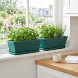 Plantenbak De Max - Kunststof - Groen - 75x30cm - 42L