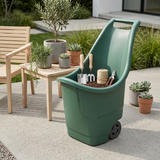 Groene Tuintrolley met Wielen De Max - Groene Tuintrolley met Wielen